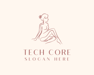 Nude Beauty Woman Logo