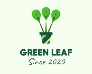 Green Plant Gardening logo design