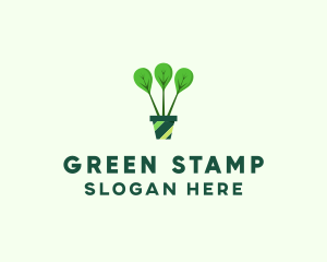 Green Plant Gardening logo design