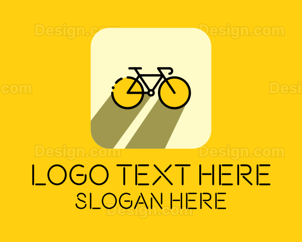 Bicycle Cycling Bike App Logo