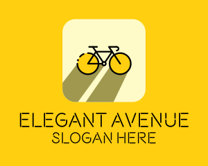 Bicycle Cycling Bike App logo design