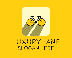 Bicycle Cycling Bike App logo design