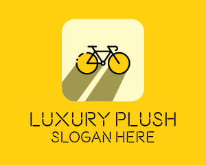 Bicycle Cycling Bike App logo design