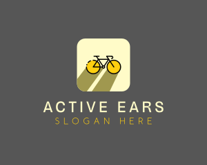 Bicycle Cycling Bike App logo design