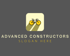 Bicycle Cycling Bike App logo design