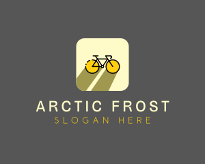 Bicycle Cycling Bike App logo design