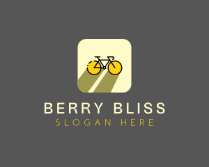 Bicycle Cycling Bike App logo design