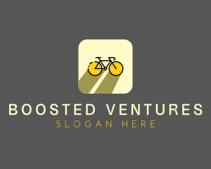 Bicycle Cycling Bike App logo design