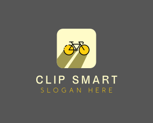 Bicycle Cycling Bike App logo design