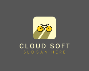 Bicycle Cycling Bike App logo design