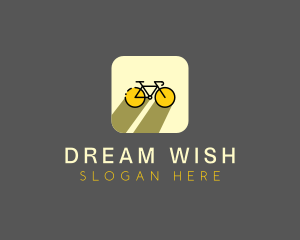 Bicycle Cycling Bike App logo design