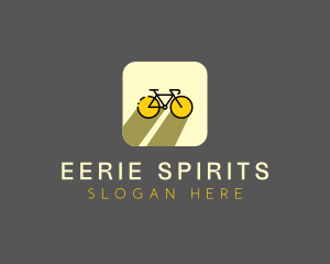 Bicycle Cycling Bike App logo design