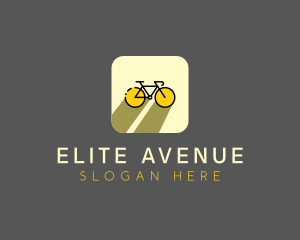 Bicycle Cycling Bike App logo design