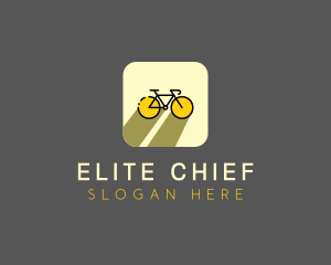 Bicycle Cycling Bike App logo design