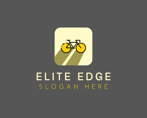 Bicycle Cycling Bike App logo design