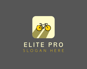 Bicycle Cycling Bike App logo design