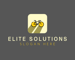 Bicycle Cycling Bike App logo design