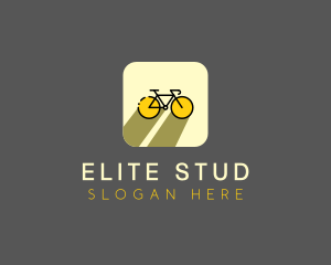 Bicycle Cycling Bike App logo design