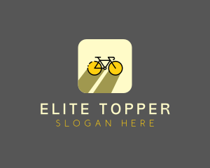 Bicycle Cycling Bike App logo design