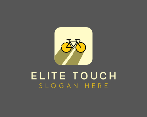 Bicycle Cycling Bike App logo design