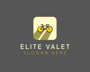 Bicycle Cycling Bike App logo design