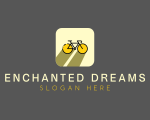 Bicycle Cycling Bike App logo design