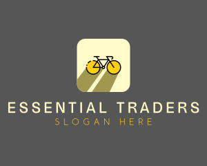 Bicycle Cycling Bike App logo design