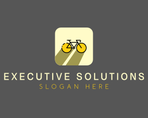 Bicycle Cycling Bike App logo design