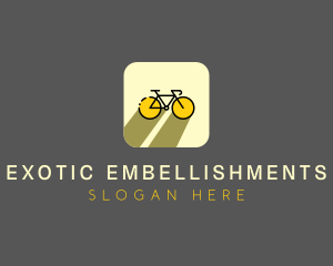 Bicycle Cycling Bike App logo design