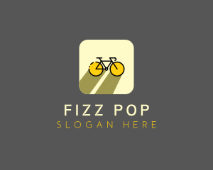 Bicycle Cycling Bike App logo design