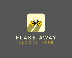 Bicycle Cycling Bike App logo design