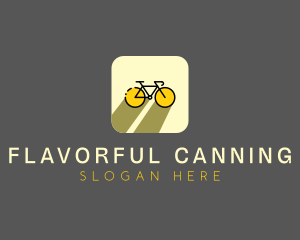 Bicycle Cycling Bike App logo design