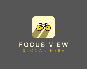 Bicycle Cycling Bike App logo design