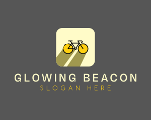 Bicycle Cycling Bike App logo design