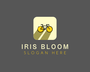 Bicycle Cycling Bike App logo design