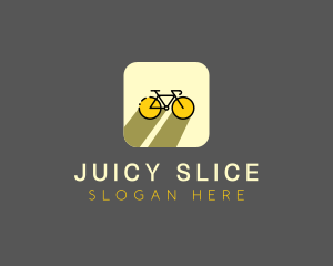 Bicycle Cycling Bike App logo design