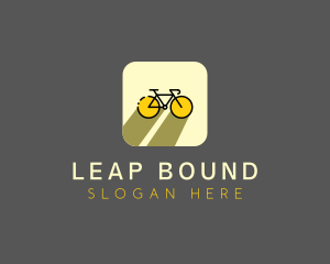 Bicycle Cycling Bike App logo design