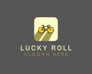 Bicycle Cycling Bike App logo design