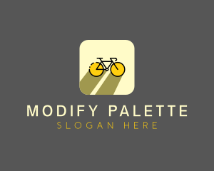 Bicycle Cycling Bike App logo design