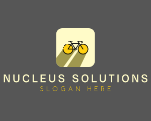 Bicycle Cycling Bike App logo design