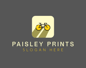 Bicycle Cycling Bike App logo design