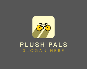 Bicycle Cycling Bike App logo design