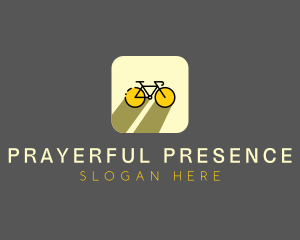 Bicycle Cycling Bike App logo design