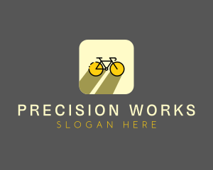 Bicycle Cycling Bike App logo design