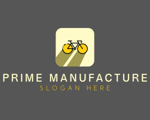 Bicycle Cycling Bike App logo design