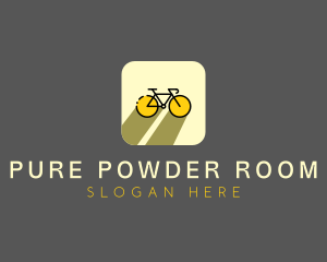 Bicycle Cycling Bike App logo design