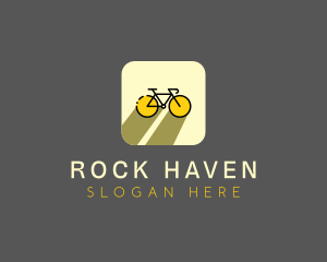 Bicycle Cycling Bike App logo design