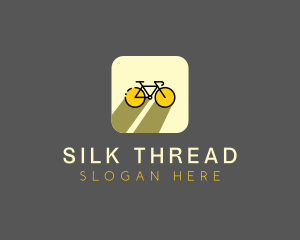 Bicycle Cycling Bike App logo design