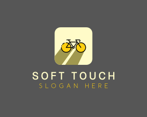 Bicycle Cycling Bike App logo design