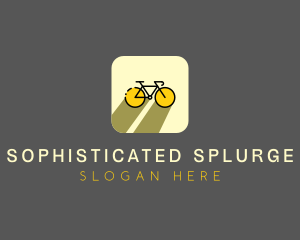 Bicycle Cycling Bike App logo design